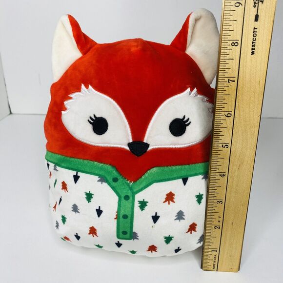 Squishmallows Lexi the Red Fox 8" Plush PJ Squad Edition Holiday Pajamas So Soft - Picture 1 of 8